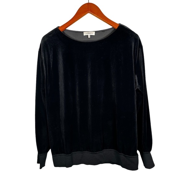 LAFAYETTE 148 Velvet Relaxed Fit Pullover - Picture 9 of 9